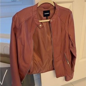 Express jacket, medium, light pink/mauve. Worn once. Smoke free.